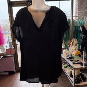 Chic Black Women's Blouse